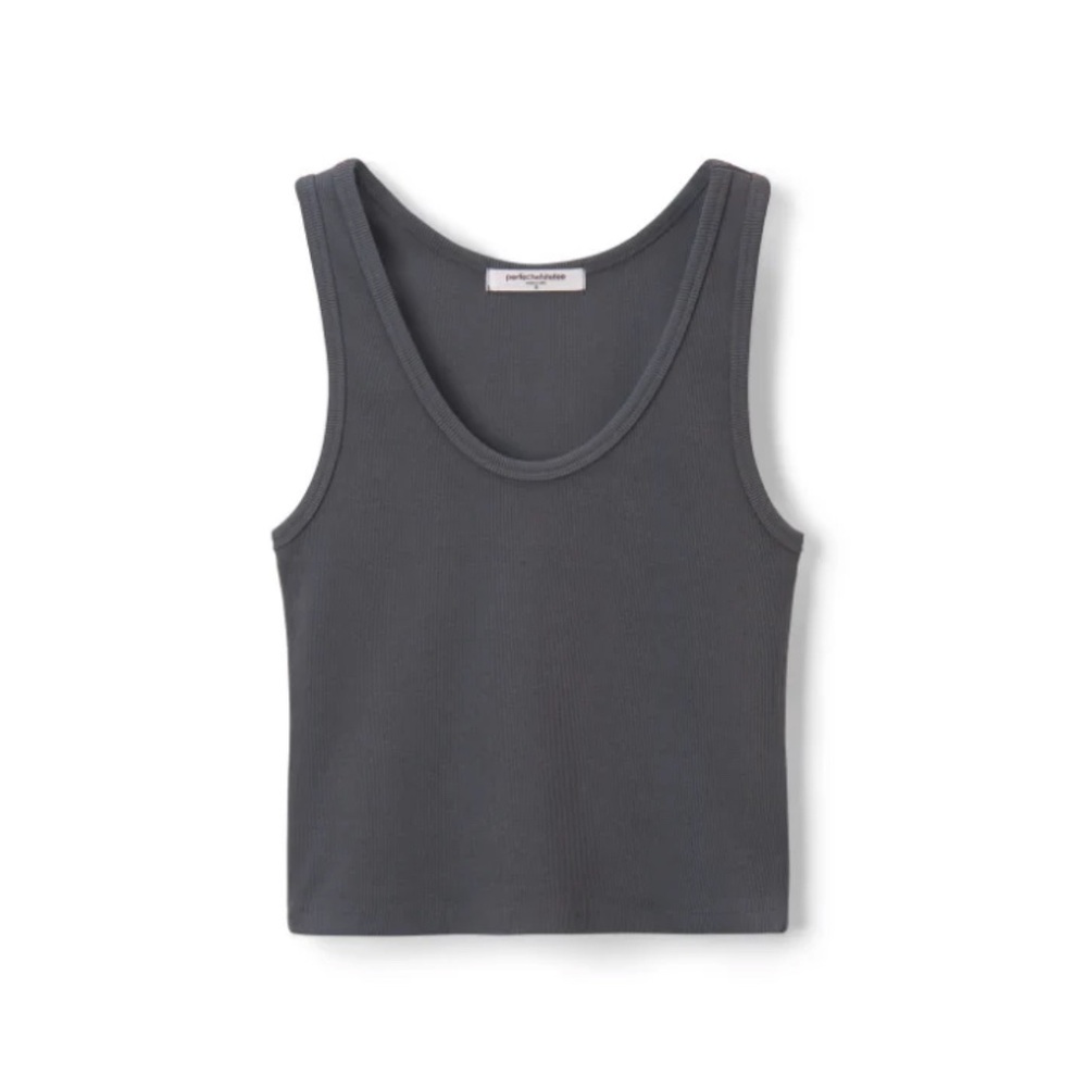 perfectwhitetee Charcoal  (Color: “Night”) Tank Top